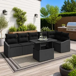 Stylish Outdoor 7-Piece Sofa Set for Relaxation