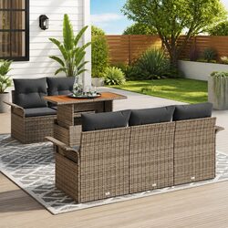 Transform Your Outdoor Space with 6-Piece Sofa Set