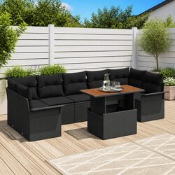 Transform Your Patio with This 8-Piece Garden Sofa Set