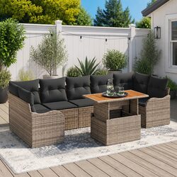 Enhance Your Outdoor Space with 8-Piece Sofa Set