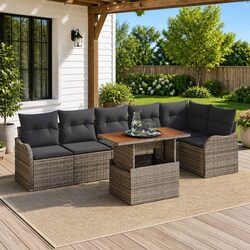 Elevate Your Outdoor Space with 7 Piece Sofa Set