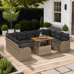Elevate Your Outdoor Space with Grey Sofa Set