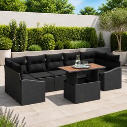 Modular 8-Piece Outdoor Sofa Set for Stylish Gatherings