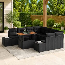Elevate Your Outdoor Space with 9-Piece Patio Sofa Set