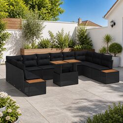 Transform Your Outdoor Living with This 11-Piece Sofa Set