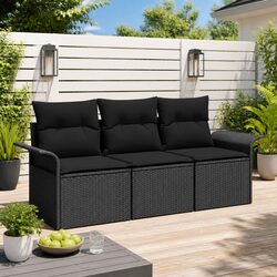 Transform Your Outdoor Space with a Black Garden Sofa Set