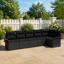 Stylish Modular Garden Sofa Set 6 pcs for Your Outdoor Oasis