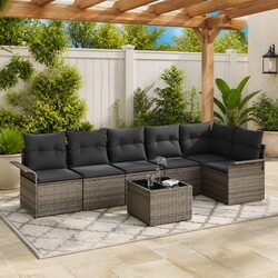 Elevate Your Outdoor Experience with 7-Piece Sofa Set