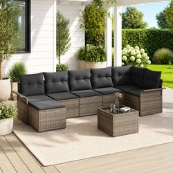 Enhance Your Outdoor Space with 8-Piece Garden Sofa Set