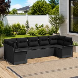 Elevate Your Outdoor Living with this 7-Piece Sofa Set