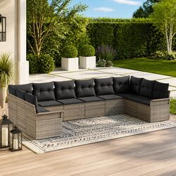Enhance Your Outdoor Space with 10-Piece Sofa Set
