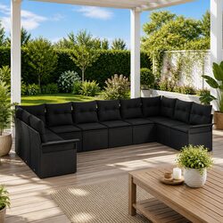 Enhance Your Outdoor Space with a 10-Piece Sofa Set