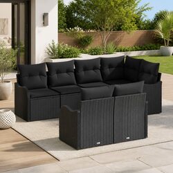 Elevate Your Garden with This 7-Piece Modular Sofa Set