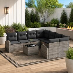 Transform Your Outdoor Space with a Stylish 9-Piece Sofa Set