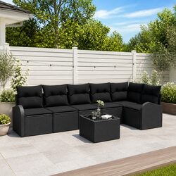 Transform Your Outdoor Space with 7 Piece Sofa Set