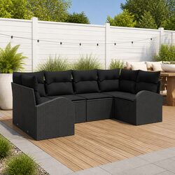 Elevate Your Outdoor Space with 6-Piece Garden Sofa Set