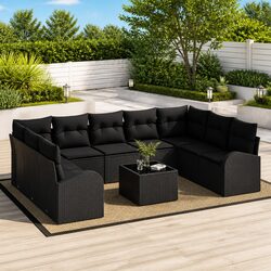 Enhance Your Space with This 10 Piece Garden Sofa Set