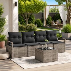 Transform Your Outdoor Living with 5-Piece Sofa Set