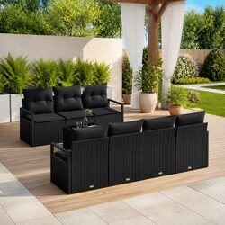 Modular 8-Piece Outdoor Sofa Set for Enhanced Living Space
