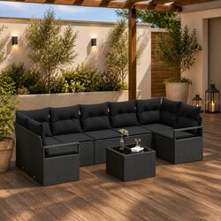 Transform Your Patio with This 8-Piece Outdoor Sofa Set