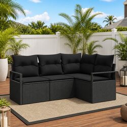 Stylish 4-Piece Outdoor Sofa Set to Enhance Your Space