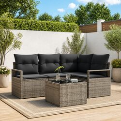 Stylish 5 Piece Garden Sofa Set for Outdoor Comfort