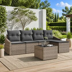 Transform Your Outdoor Space with 6-Piece Sofa Set