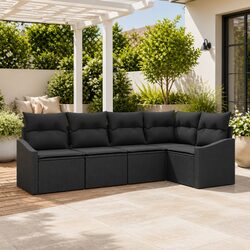Stylish 5-Piece Outdoor Sofa Set for Modern Gardens