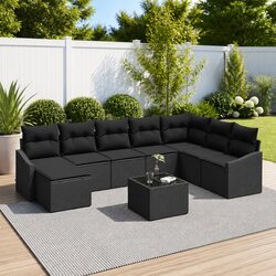 Stylish 8-Piece Modular Outdoor Sofa Set for Your Garden