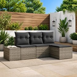 Enhance Your Outdoor Space with This 4-Piece Sofa Set