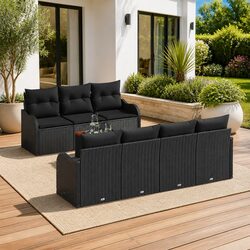 Enhance Your Outdoor Living with This 8-Piece Sofa Set