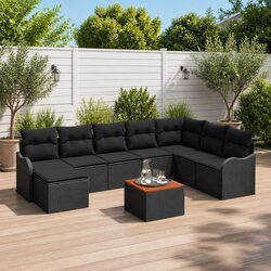 Transform Your Outdoor Space with a 9-Piece Garden Sofa Set