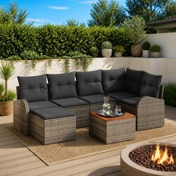 Enhance Your Outdoor Space with 7 Piece Patio Sofa Set