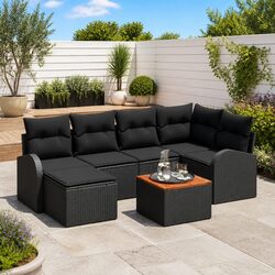 Elevate Your Outdoor Space with 7-Piece Sofa Set