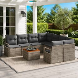 Elevate Your Outdoor Living with 9-Piece Sofa Set