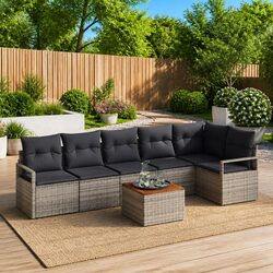 Transform Your Outdoors with a 7-Piece Garden Sofa Set