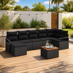 Enhance Your Outdoor Living with 8-Piece Sofa Set