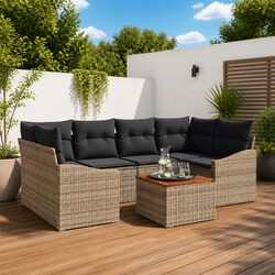 Elevate Your Outdoor Space with a Modular 7pc Sofa Set