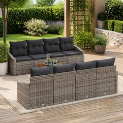 Enhance Your Outdoor Space with 9-Piece Sofa Set