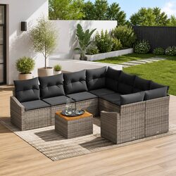 Enhance Your Outdoor Space with 9 Piece Sofa Set