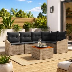 Elevate Your Outdoor Space with 6-Piece Sofa Set