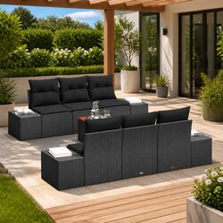 Enhance Your Outdoor Space with 7-Piece Modular Sofa Set