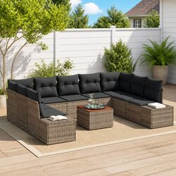 Transform Your Outdoor Space with This 10-Piece Sofa Set