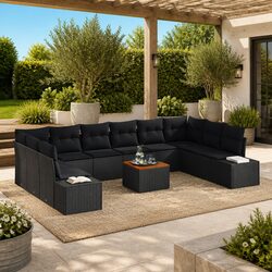 Elevate Your Outdoor Living with 11-Piece Modular Sofa Set