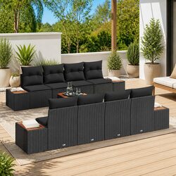 Enhance Your Outdoor Space with a 9-Piece Sofa Set