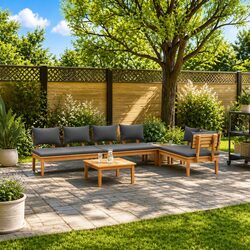 Elevate Your Outdoor Space with a 5 Piece Garden Sofa Set