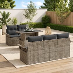 Enhance Your Outdoor Living with a 6-Piece Garden Sofa Set