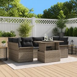 Enhance Your Outdoor Space with a 7-Piece Garden Sofa Set