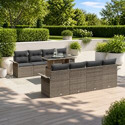 Elevate Your Outdoor Space with 9-Piece Sofa Set
