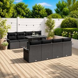Elevate Your Outdoor Space with 9 Piece Garden Sofa Set